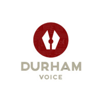 The Durham VOICE logo, The Durham VOICE contact details