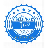 Notarize It Florida logo, Notarize It Florida contact details