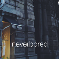 NEVERBORED logo, NEVERBORED contact details