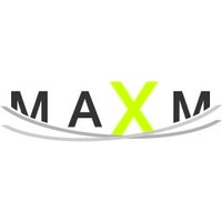 MAXM logo, MAXM contact details