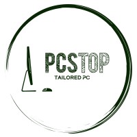 PCStop logo, PCStop contact details