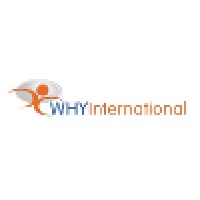 WHY International logo, WHY International contact details