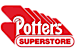 Potters Superstore logo, Potters Superstore contact details