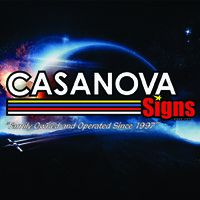 Casanova Signs logo, Casanova Signs contact details