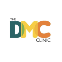 The DMC Clinic logo, The DMC Clinic contact details