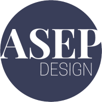 ASEP Design logo, ASEP Design contact details