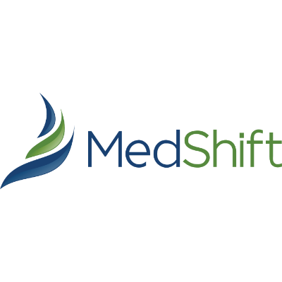 MedShift logo, MedShift contact details