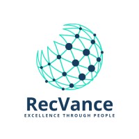 RecVance logo, RecVance contact details