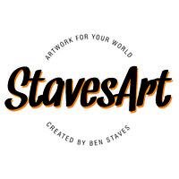 StavesArt logo, StavesArt contact details