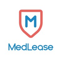 MedLease logo, MedLease contact details