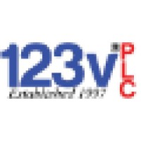 123v Plc logo, 123v Plc contact details