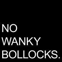 No Wanky Bollocks logo, No Wanky Bollocks contact details