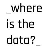 Where is the data? logo, Where is the data? contact details