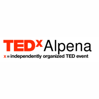 TEDxAlpena logo, TEDxAlpena contact details