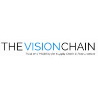 The Vision Chain logo, The Vision Chain contact details