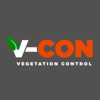 V-Con logo, V-Con contact details