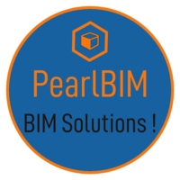 PearlBIM logo, PearlBIM contact details