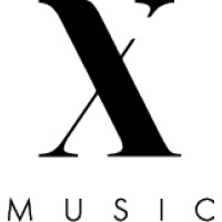 X Music logo, X Music contact details