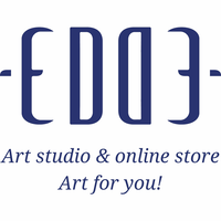 EDDE Art logo, EDDE Art contact details