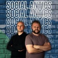 Social Antics Podcast logo, Social Antics Podcast contact details