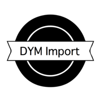 DYM Import logo, DYM Import contact details