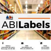 label company logo, label company contact details