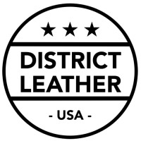 District Leather logo, District Leather contact details