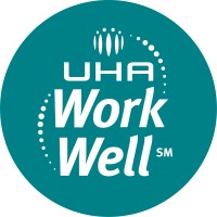 UHA Work Well logo, UHA Work Well contact details