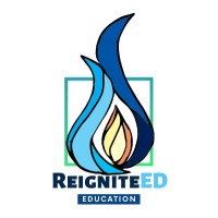 ReigniteED logo, ReigniteED contact details