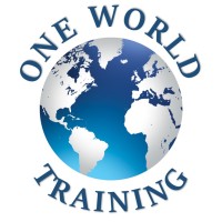 One World Training logo, One World Training contact details