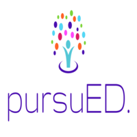 pursuED. logo, pursuED. contact details