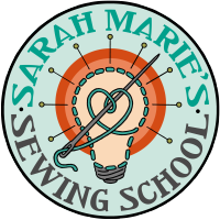 Sarah Marie's Sewing School logo, Sarah Marie's Sewing School contact details