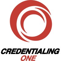 CredentialingOne logo, CredentialingOne contact details