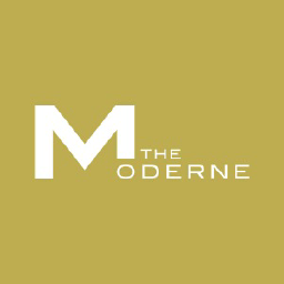 The Moderne logo, The Moderne contact details