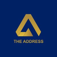 The Address logo, The Address contact details