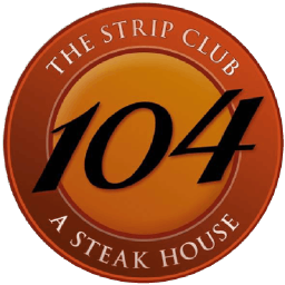 The Strip Club 104 A Steak House logo, The Strip Club 104 A Steak House contact details