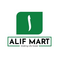 ALIF MART logo, ALIF MART contact details