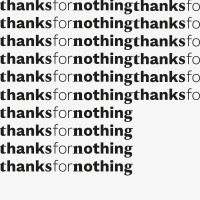 Thanks for Nothing logo, Thanks for Nothing contact details