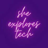 she explores tech logo, she explores tech contact details