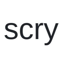 SCRY logo, SCRY contact details