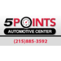 5 points Automotive Center logo, 5 points Automotive Center contact details