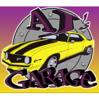 AJ's Garage logo, AJ's Garage contact details