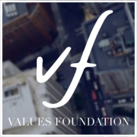 The Values Foundation logo, The Values Foundation contact details