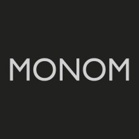 MONOM logo, MONOM contact details