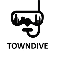 TownDive.com logo, TownDive.com contact details