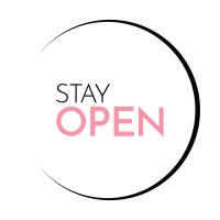 STAY OPEN logo, STAY OPEN contact details