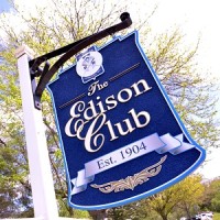 The Edison Club logo, The Edison Club contact details