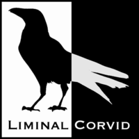 Liminal Corvid Press logo, Liminal Corvid Press contact details