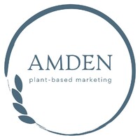 AMDEN plant-based marketing logo, AMDEN plant-based marketing contact details