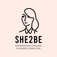 SHE2BE logo, SHE2BE contact details